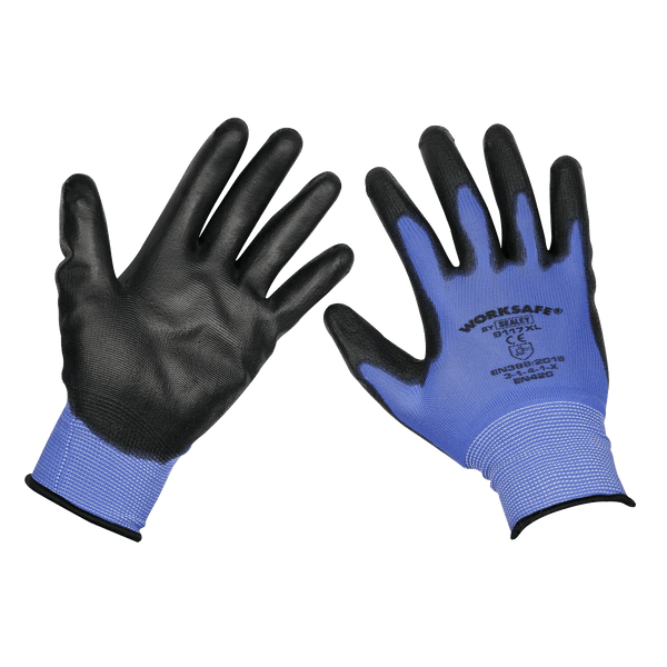 Sealey Hand Protection Lightweight Precision Grip Gloves (X-Large) - Pair-9117XL 5055111209397 9117XL - Buy Direct from Spare and Square