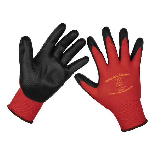 Sealey Hand Protection Nitrile Foam Gloves (Large) - Pack of 120 Pairs-9125L/B120 5054511772685 9125L/B120 - Buy Direct from Spare and Square