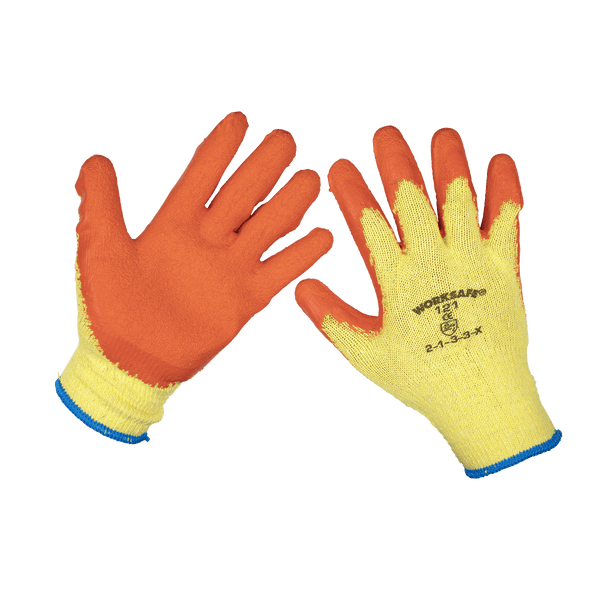 Sealey Hand Protection Super Grip Knitted Gloves Latex Palm (X-Large) - Pack of 6 Pairs-TSP121XL/6 5055257206748 TSP121XL/6 - Buy Direct from Spare and Square