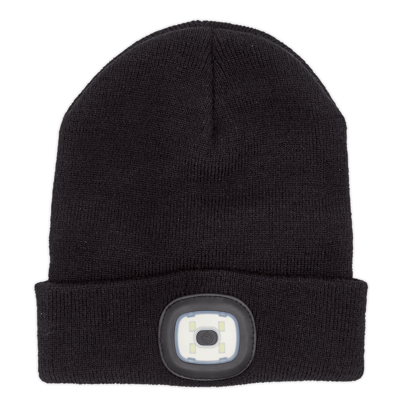 Sealey Head Torches 1W SMD LED USB Rechargeable Beanie Hat-LED185 5054511342918 LED185 - Buy Direct from Spare and Square
