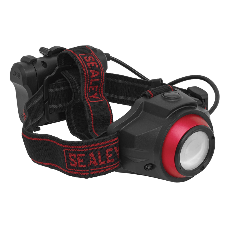 Sealey Head Torches 5W COB LED Rechargeable Head Torch with Auto-Sensor-HT111R 5054511661156 HT111R - Buy Direct from Spare and Square