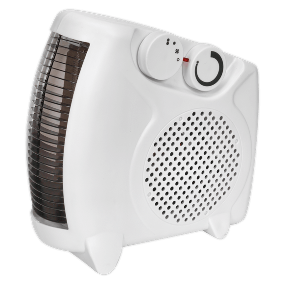 Sealey Heater 2000w Fan Heater - 2 Heat Settings - Thermostat Controlled FH2010 - Buy Direct from Spare and Square