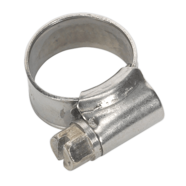 Sealey Hose Clips Ø10-16mm Stainless Steel Hose Clip - Pack of 10-SHCSS000 5054511036787 SHCSS000 - Buy Direct from Spare and Square