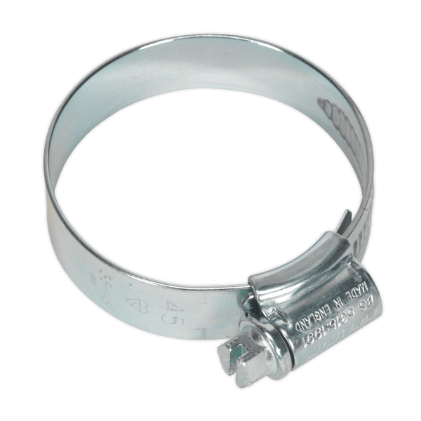 Sealey Hose Clips Ø35-45mm Zinc Plated HI-GRIP® Hose Clip - Pack of 20-HCJ245 5051747993440 HCJ245 - Buy Direct from Spare and Square