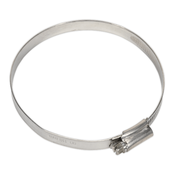 Sealey Hose Clips Ø90-110mm Stainless Steel Hose Clip - Pack of 5-SHCSS4X 5054511036930 SHCSS4X - Buy Direct from Spare and Square