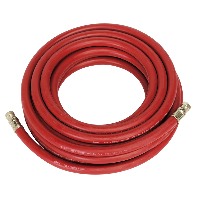 Sealey Hose Individual 10m x Ø10mm Air Hose with 1/4"BSP Unions-AHC1038 5054630184925 AHC1038 - Buy Direct from Spare and Square