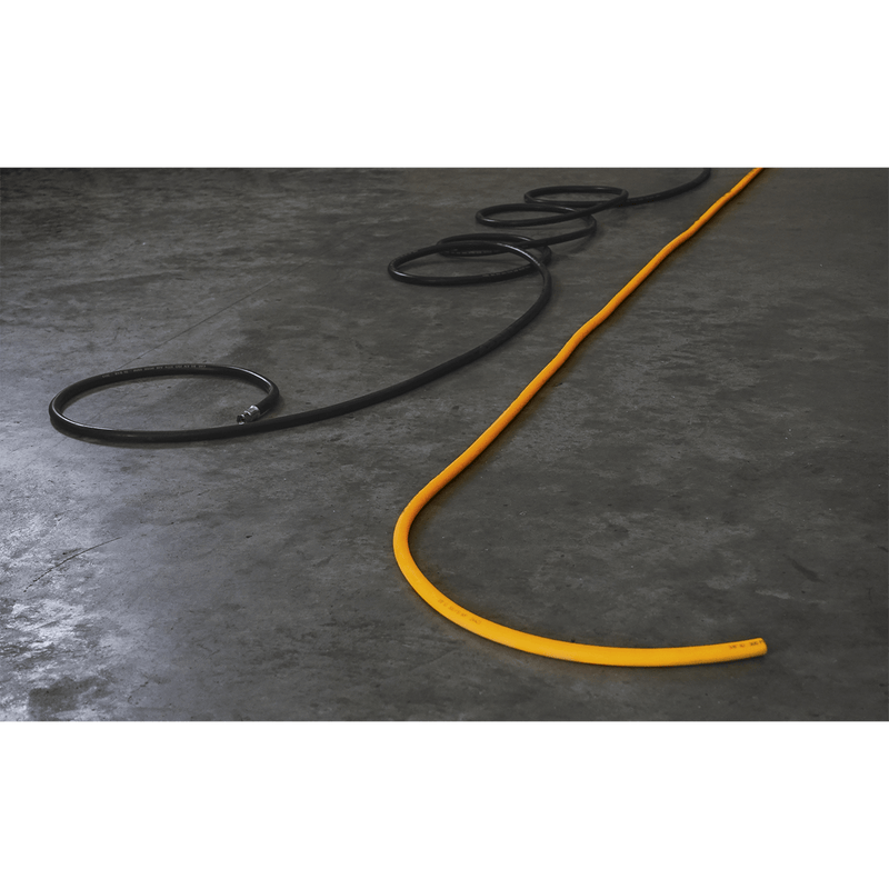 Sealey Hose Individual 10m x Ø8mm High-Visibility Hybrid Air Hose with 1/4"BSP Unions-AHHC10 5054511116786 AHHC10 - Buy Direct from Spare and Square