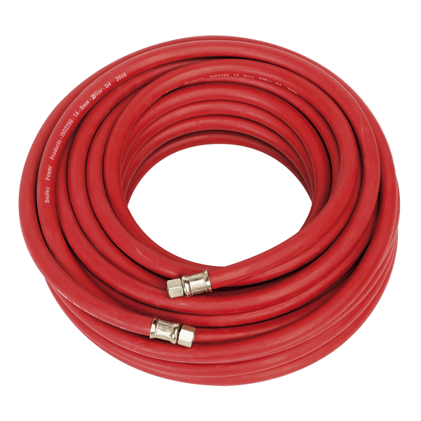 Sealey Hose Individual 20m x Ø8mm Air Hose with 1/4"BSP Unions-AHC20 5054630184895 AHC20 - Buy Direct from Spare and Square
