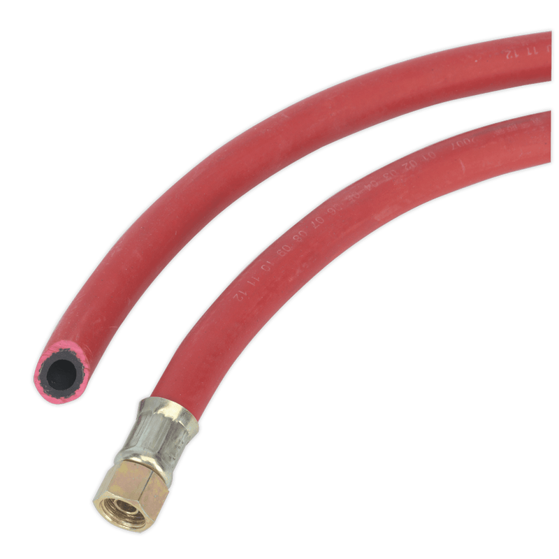 Sealey Hose Individual 5m x Ø8mm Air Hose with 1/4"BSP Unions-AHC5 5051747356962 AHC5 - Buy Direct from Spare and Square
