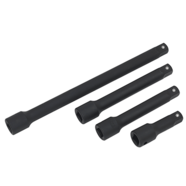 Sealey Impact Extension Bars 4pc 1/2"Sq Drive Impact Extension Bar Set-AK5513 5051747447561 AK5513 - Buy Direct from Spare and Square