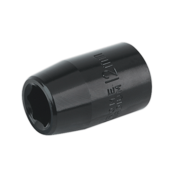 Sealey Impact Sockets Individual 12mm 1/2"Sq Drive Impact Socket-IS1212 5024209739542 IS1212 - Buy Direct from Spare and Square