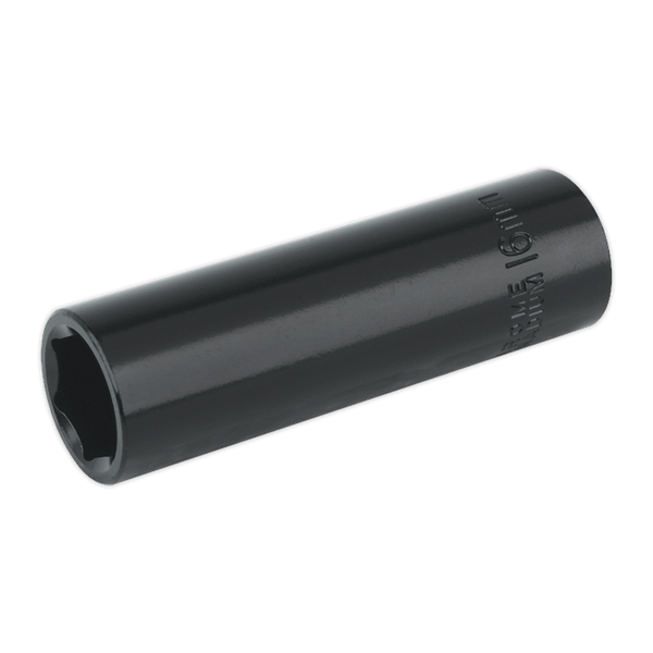 Sealey Impact Sockets Individual 16mm 1/2"Sq Drive Deep Impact Socket-IS1216D 5024209740081 IS1216D - Buy Direct from Spare and Square