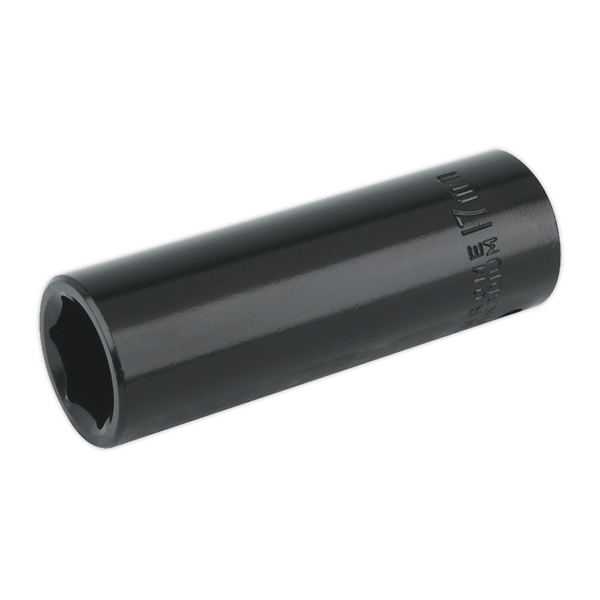 Sealey Impact Sockets Individual 17mm 1/2"Sq Drive Deep Impact Socket-IS1217D 5024209740104 IS1217D - Buy Direct from Spare and Square