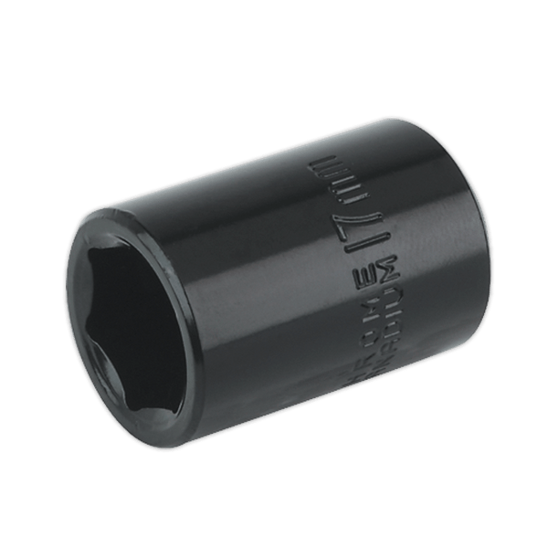 Sealey Impact Sockets Individual 17mm 1/2"Sq Drive Impact Socket-IS1217 5024209740098 IS1217 - Buy Direct from Spare and Square