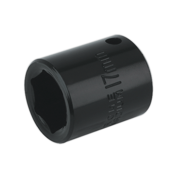 Sealey Impact Sockets Individual 17mm 3/8"Sq Drive Impact Socket-IS3817 5024209739252 IS3817 - Buy Direct from Spare and Square