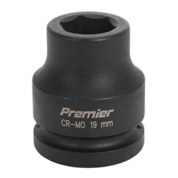 Sealey Impact Sockets Individual 19mm 3/4"Sq Drive Impact Socket-IS3419 5054511142730 IS3419 - Buy Direct from Spare and Square