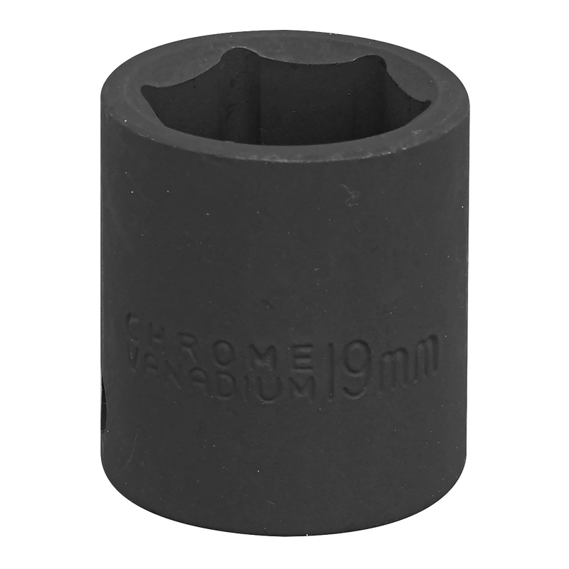 Sealey Impact Sockets Individual 19mm 3/8"Sq Drive Impact Socket-IS3819 5024209739320 IS3819 - Buy Direct from Spare and Square