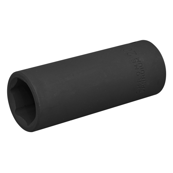 Sealey Impact Sockets Individual 20mm 1/2"Sq Drive Deep Impact Socket-IS1220D 5024209740166 IS1220D - Buy Direct from Spare and Square