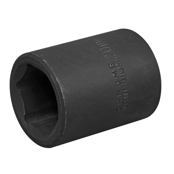Sealey Impact Sockets Individual 20mm 1/2"Sq Drive Impact Socket-IS1220 5024209740159 IS1220 - Buy Direct from Spare and Square