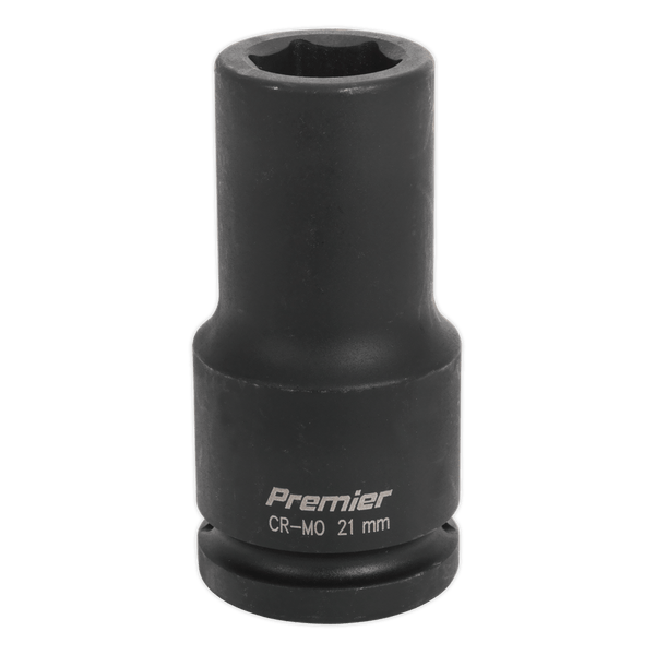 Sealey Impact Sockets Individual 21mm 3/4"Sq Drive Deep Impact Socket-IS3421D 5054511142761 IS3421D - Buy Direct from Spare and Square