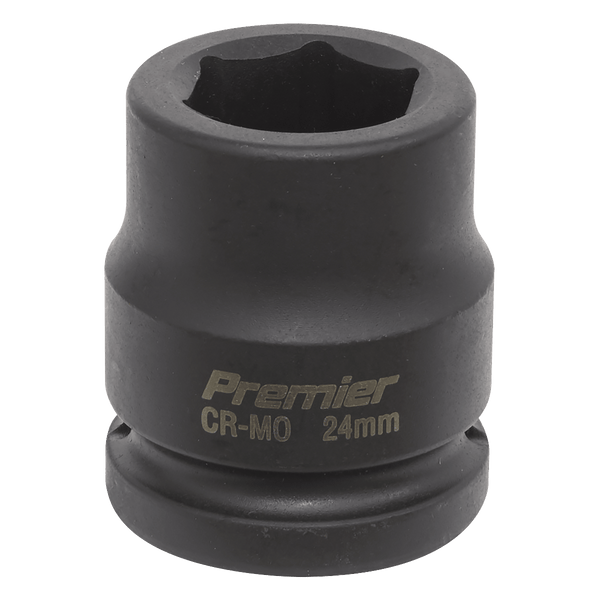 Sealey Impact Sockets Individual 24mm 3/4"Sq Drive Impact Socket-IS3424 5024209740494 IS3424 - Buy Direct from Spare and Square