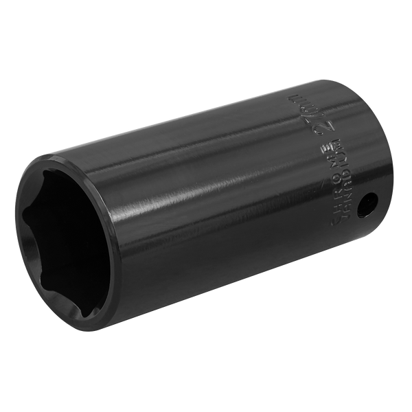 Sealey Impact Sockets Individual 27mm 1/2"Sq Drive Deep Impact Socket-IS1227D 5024209740357 IS1227D - Buy Direct from Spare and Square