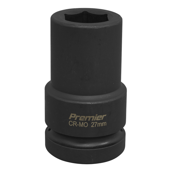 Sealey Impact Sockets Individual 27mm 1"Sq Drive Deep Impact Socket-IS127D 5024209599955 IS127D - Buy Direct from Spare and Square