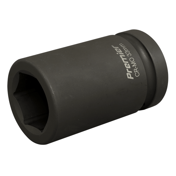 Sealey Impact Sockets Individual 33mm 1"Sq Drive Deep Impact Socket-IS133D 5024209599986 IS133D - Buy Direct from Spare and Square