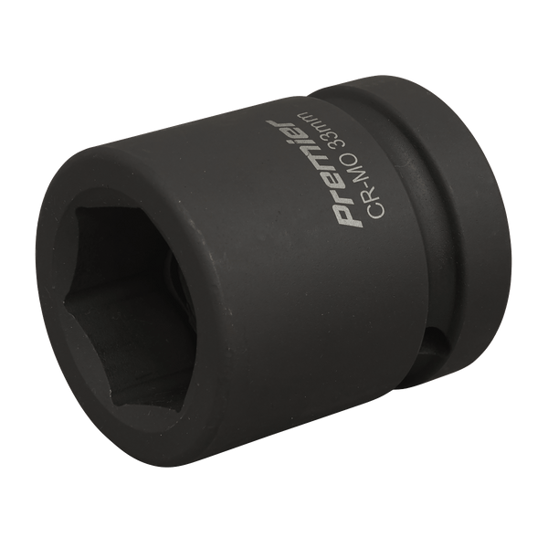 Sealey Impact Sockets Individual 33mm 1"Sq Drive Impact Socket-IS133 5024209740852 IS133 - Buy Direct from Spare and Square