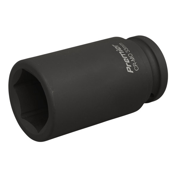 Sealey Impact Sockets Individual 33mm 3/4"Sq Drive Deep Impact Socket-IS3433D 5024209740593 IS3433D - Buy Direct from Spare and Square