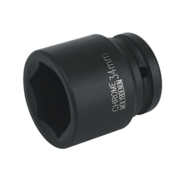 Sealey Impact Sockets Individual 34mm 3/4"Sq Drive Impact Socket-IS3434 5024209740609 IS3434 - Buy Direct from Spare and Square