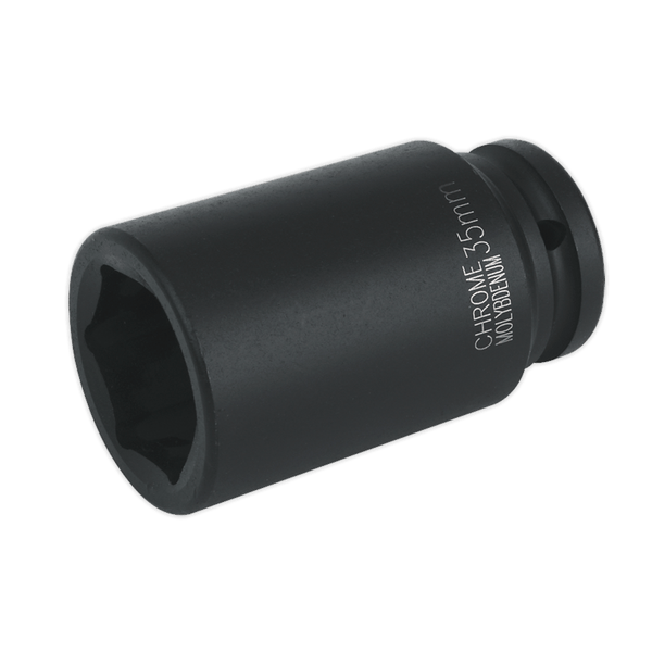 Sealey Impact Sockets Individual 35mm 3/4"Sq Drive Deep Impact Socket-IS3435D 5024209741569 IS3435D - Buy Direct from Spare and Square