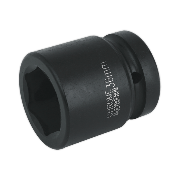 Sealey Impact Sockets Individual 36mm 1"Sq Drive Impact Socket-IS136 5024209741033 IS136 - Buy Direct from Spare and Square