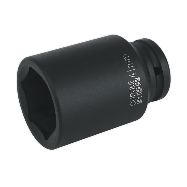 Sealey Impact Sockets Individual 41mm 3/4"Sq Drive Deep Impact Socket-IS3441D 5024209740760 IS3441D - Buy Direct from Spare and Square