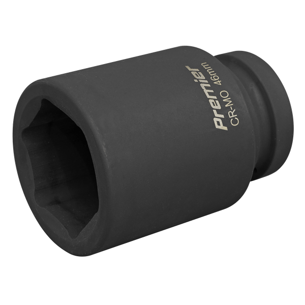 Sealey Impact Sockets Individual 46mm 1"Sq Drive Deep Impact Socket-IS146D 5024209741156 IS146D - Buy Direct from Spare and Square
