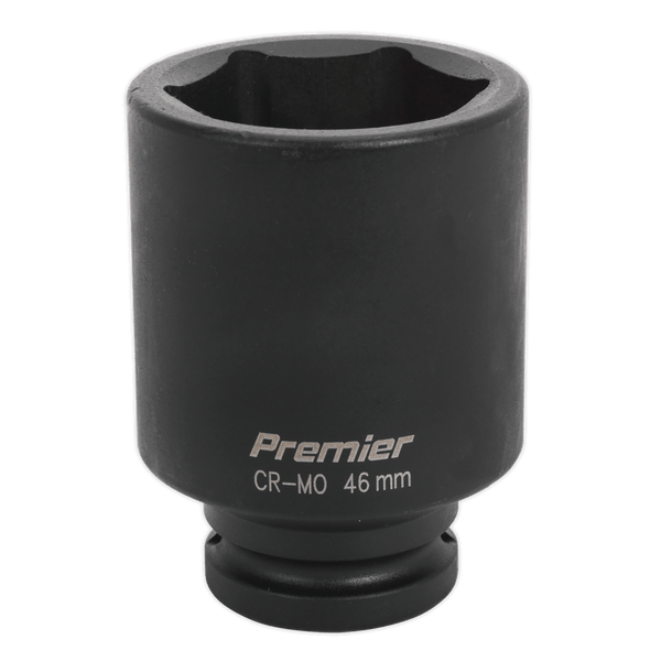 Sealey Impact Sockets Individual 46mm 3/4"Sq Drive Deep Impact Socket-IS3446D 5054511142785 IS3446D - Buy Direct from Spare and Square