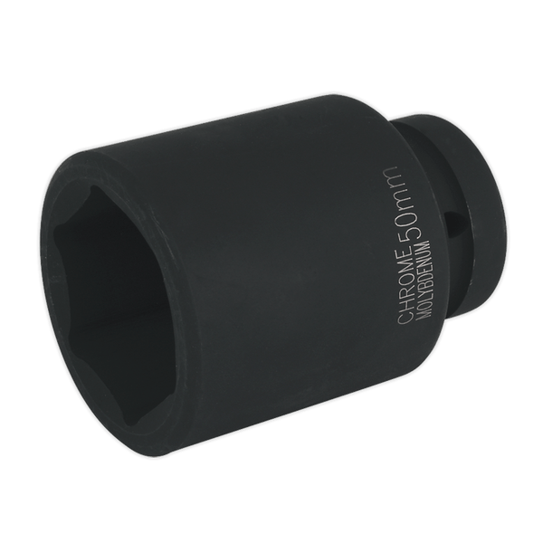 Sealey Impact Sockets Individual 50mm 1"Sq Drive Deep Impact Socket-IS150D 5024209741194 IS150D - Buy Direct from Spare and Square