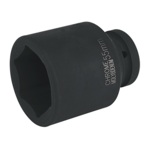 Sealey Impact Sockets Individual 55mm 1"Sq Drive Deep Impact Socket-IS155D 5024209741293 IS155D - Buy Direct from Spare and Square