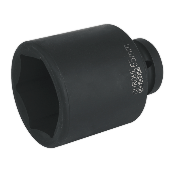 Sealey Impact Sockets Individual 65mm 1"Sq Drive Impact Socket-IS165D 5024209741323 IS165D - Buy Direct from Spare and Square