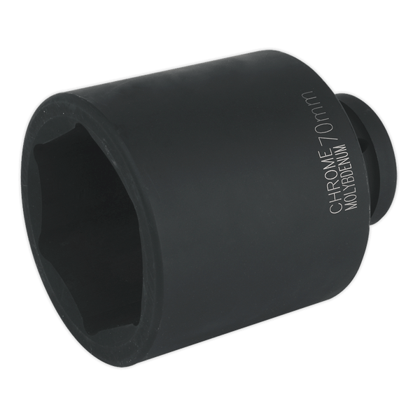 Sealey Impact Sockets Individual 70mm 1"Sq Drive Deep Impact Socket-IS170D 5024209741286 IS170D - Buy Direct from Spare and Square
