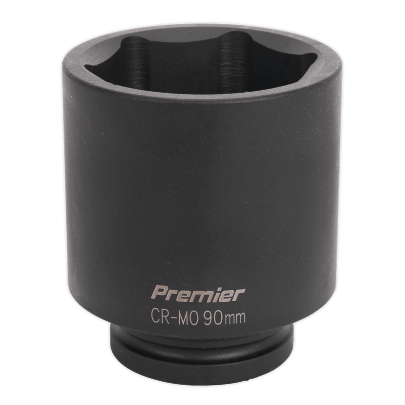 Sealey Impact Sockets Individual 90mm 1"Sq Drive Deep Impact Socket-IS190D 5054511142952 IS190D - Buy Direct from Spare and Square