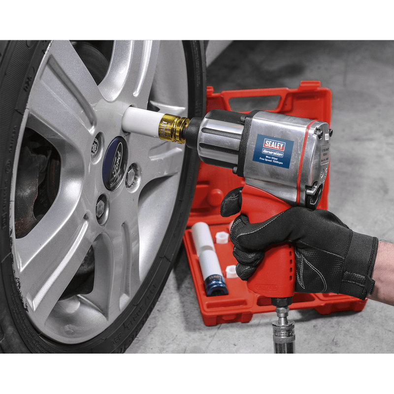 Sealey Impact Wrenches 1/2"Sq Drive Air Impact Wrench - Twin Hammer-GSA02 5024209731126 GSA02 - Buy Direct from Spare and Square