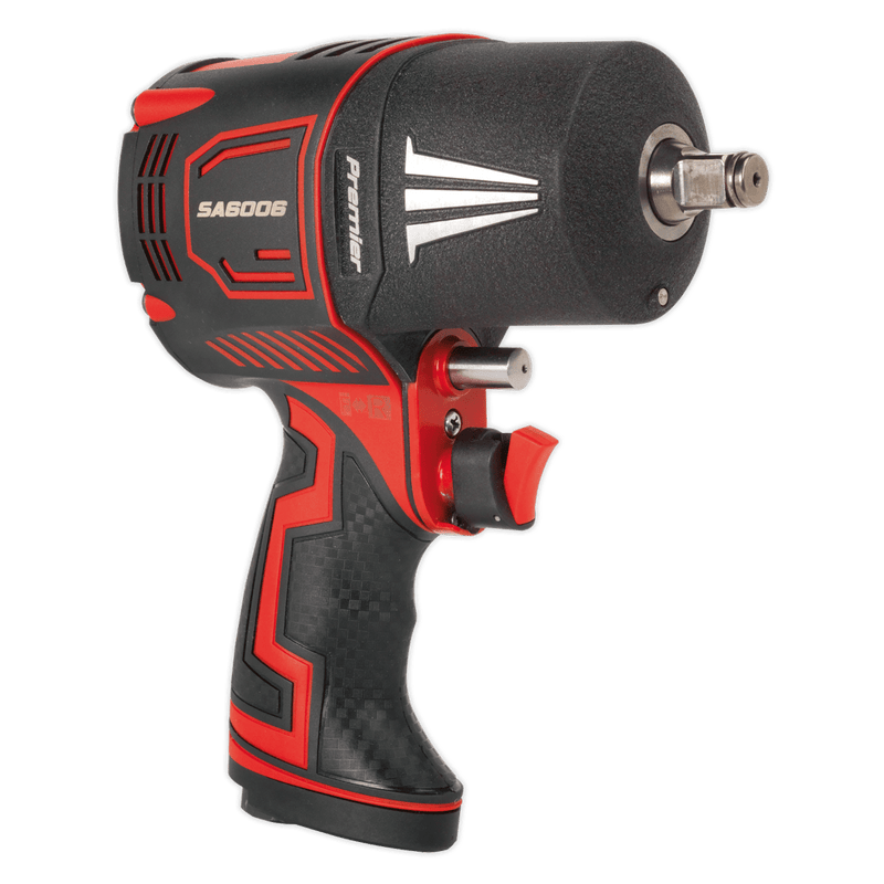 Sealey Impact Wrenches 1/2"Sq Drive Composite Air Impact Wrench - Twin Hammer-SA6006 5051747914735 SA6006 - Buy Direct from Spare and Square