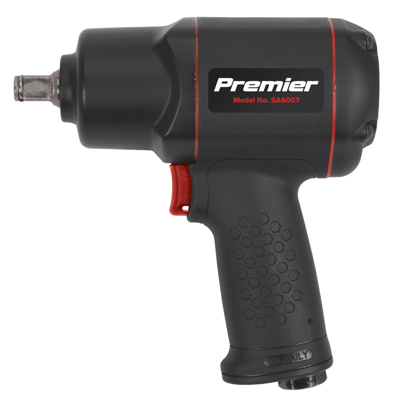 Sealey Impact Wrenches 1/2"Sq Drive Composite Air Impact Wrench - Twin Hammer-SA6007 5054511233001 SA6007 - Buy Direct from Spare and Square