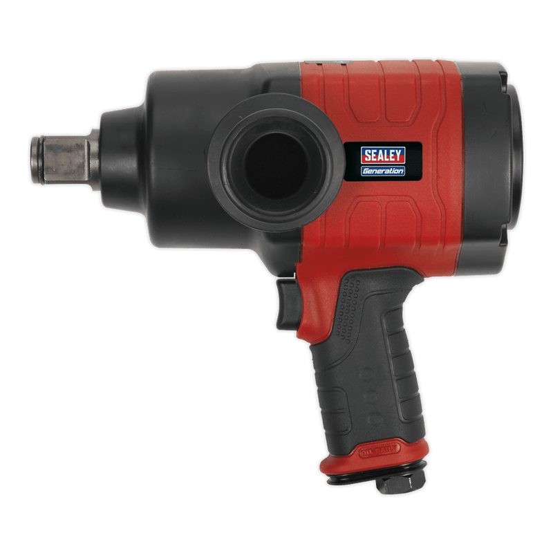 Sealey Impact Wrenches 1"Sq Drive Composite Air Impact Wrench - Twin Hammer-GSA6005 5054511142600 GSA6005 - Buy Direct from Spare and Square