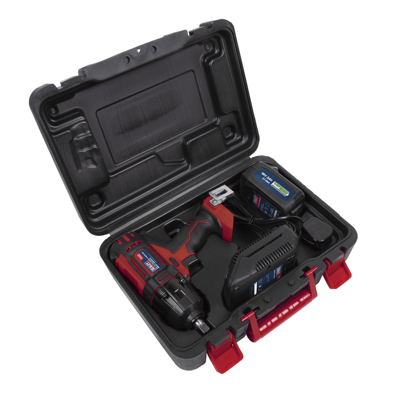 Sealey Impact Wrenches 18V 1/2"Sq Drive Cordless Impact Wrench-CP400LI 5054511773521 CP400LI - Buy Direct from Spare and Square