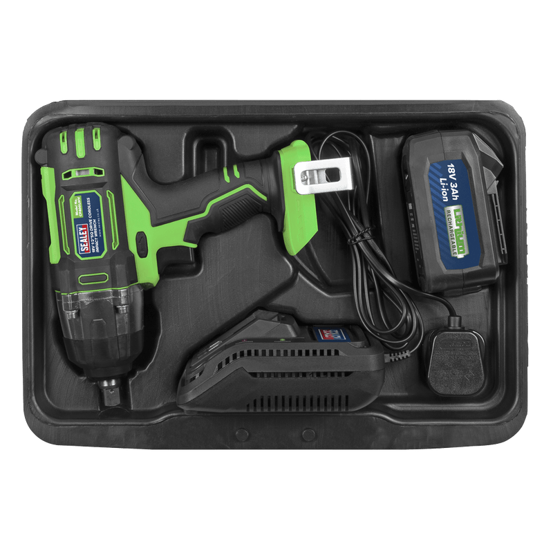 Sealey Impact Wrenches 18V 1/2"Sq Drive Cordless Impact Wrench-CP400LIHV 5054511773538 CP400LIHV - Buy Direct from Spare and Square