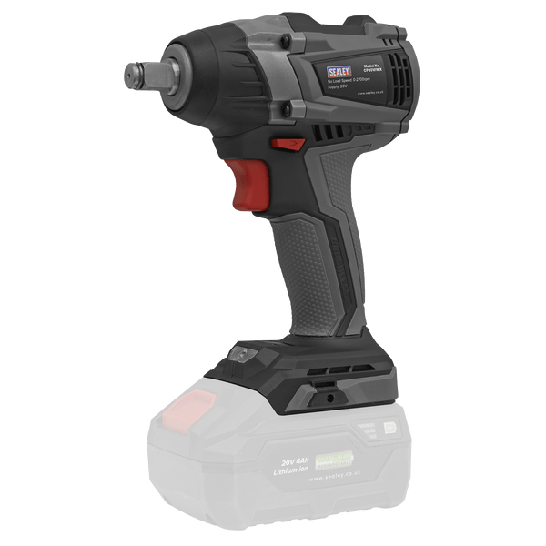 Sealey Impact Wrenches 20V SV20 Series 1/2"Sq Drive Brushless Impact Wrench - Body Only-CP20VIWX 5054511618693 CP20VIWX - Buy Direct from Spare and Square