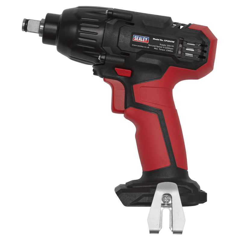 Sealey Impact Wrenches 20V SV20 Series 1/2"Sq Drive Impact Wrench - Body Only-CP20VIW 5054511266559 CP20VIW - Buy Direct from Spare and Square