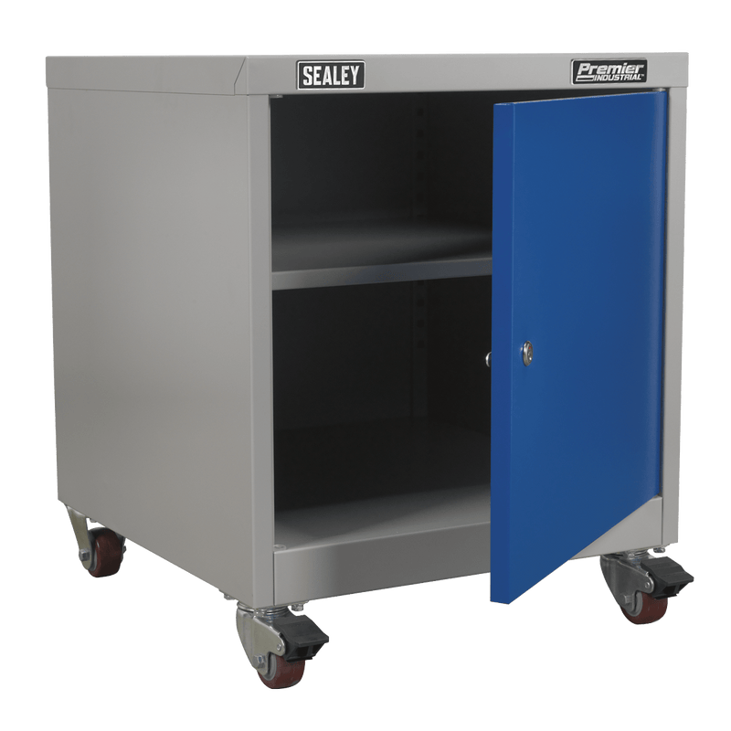Sealey Industrial Workstations 1 Shelf Locker Mobile Industrial Cabinet-API5659 5051747645141 API5659 - Buy Direct from Spare and Square
